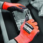 Polyco Matrix Orange PU Gloves - Cut Level 3