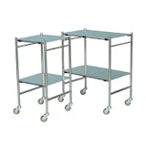 Stainless Steel Trolleys - Removable Shelves