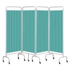 Sunflower 4 Panel Screen With Disposable Curtains