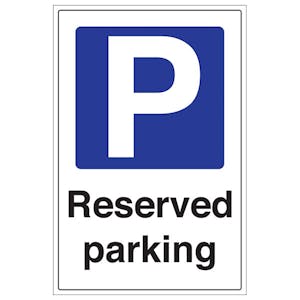 Reserved Parking - Portrait