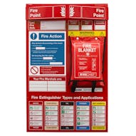Fire Point Board - Blanket & 9 Point Fire Action Notice