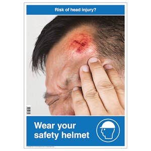 Risk Of Head Injury Poster