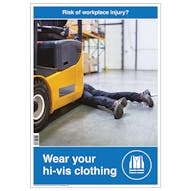 Risk Of Workplace Injury Poster