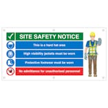 Site Safety Prohibition Banner