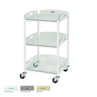 Sunflower Medical Small Glass Effect Dressing Trolley