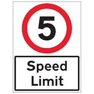 Reflective Speed Awareness Signs