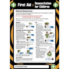 First Aid - Resus for Children Poster