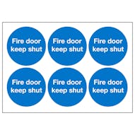 Fire Door Keep Shut Symbols