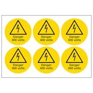 Danger 400 Volts Symbols