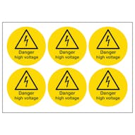 Danger High Voltage Symbols