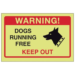 GITD Dogs Running Free, Keep Out