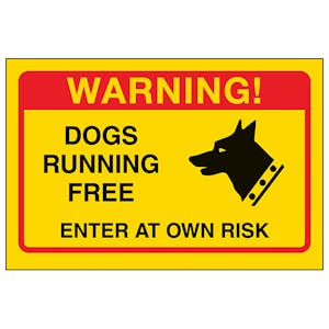 Yellow Dogs Running Free, Enter At Own Risk