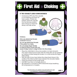 First Aid Pocket Guide - Choking