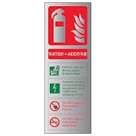 Aluminium Effect - Water + Additive Fire Extinguisher