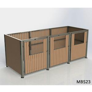 Multipurpose Storage Shelter - Recycled Plastic - Without Roof