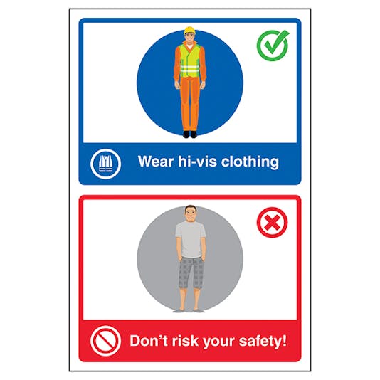 Wear HiVis Clothing / Don't Risk Your Safety! Do's and Don'ts