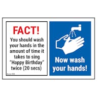 Hand Hygiene Instructional Signs