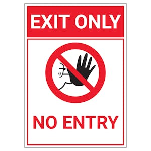 Exit Only No Entry