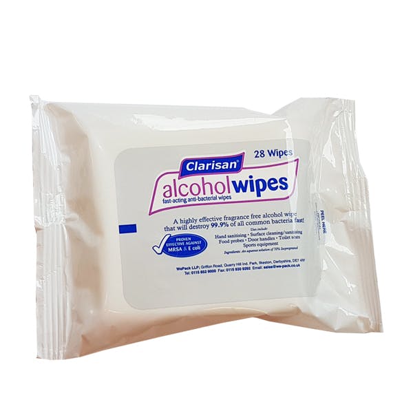 Clarisan 70 Isopropanol Alcohol Surface Wipes