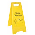 Social Distancing Floor Stand