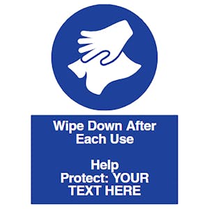 Wipe Down After Each Use