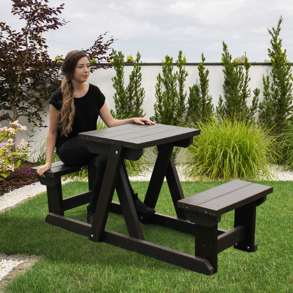 two seat outdoor table