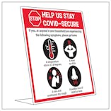 COVID-Secure Desk Sign - If You Have Symptoms