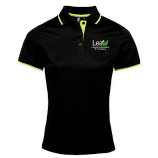 Leaf Charity Embroidered Ladies Polo Shirt