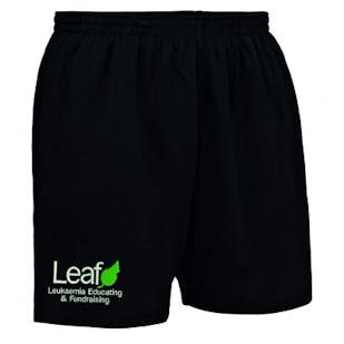 Leaf Charity Embroidered Mens Sports Shorts