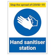 Stop The Spread - Hand Sanitiser Station