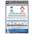 Handwashing In Schools Poster