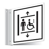 Accessible Lift Corridor Sign 