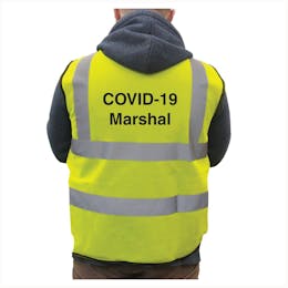 Hi-Vis Vest COVID-19 Marshal