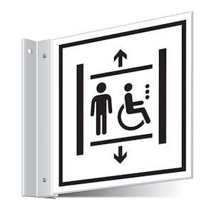 Accessibility Corridor Signs