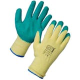 Economy Latex Gripper Gloves - Green