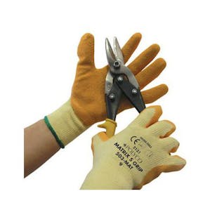Polyco Orange Matrix S Latex Gripper Gloves