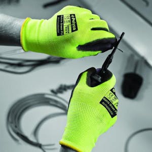 Polyco Matrix Green PU Gloves - Cut Level 5