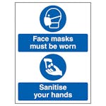 Face Masks - Sanitise Hands