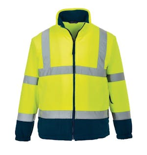 Custom Portwest Hi-Vis Two Tone Fleece