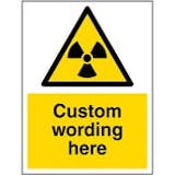 Custom Radiation Sign