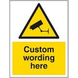 Custom CCTV Signs