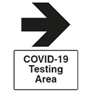 Arrow Right COVID-19 Testing Area