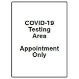 COVID-19 Testing Area - Appointment Only