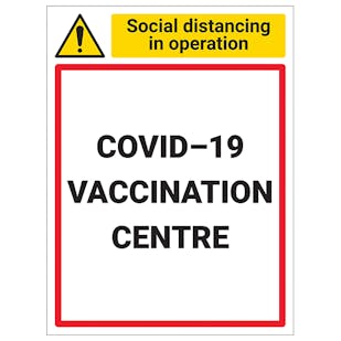 COVID-19 Vaccination Centre - Portrait