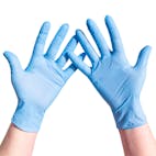 Superior Blue Powder Free Nitrile Gloves