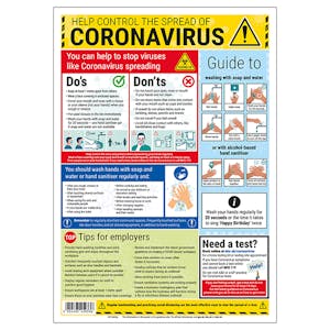 Coronavirus Guidance Poster - 1 Metre