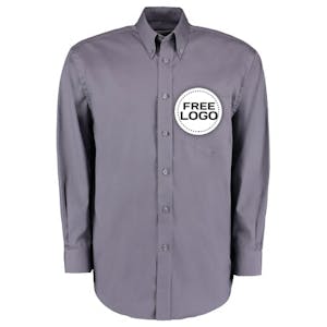 4 Kustom Kit Long Sleeve Oxford Shirts For £99 - Includes Free Embroidered Logo!