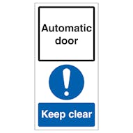 Automatic Door Signs