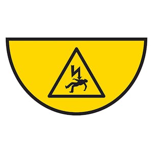 Danger Of Death - Temporary Floor Sticker
