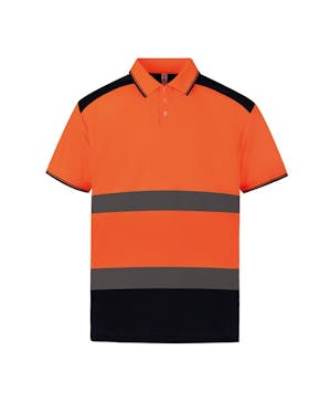 Yoko Hi-Vis Two-Tone Polo Shirt